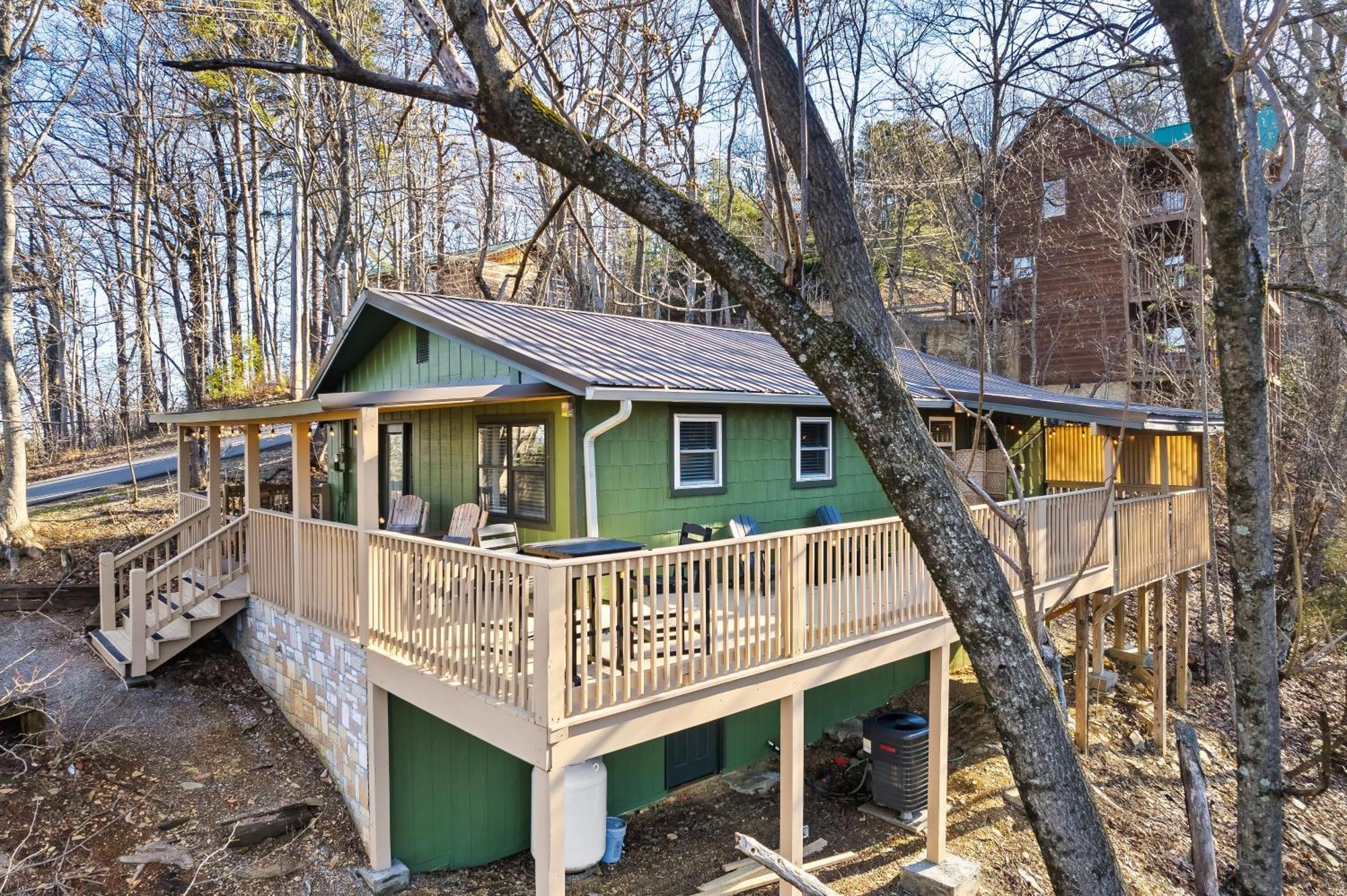 Cabin With Spectacular View With Hot Tub In The Smoky Mtns Sevierville Exterior photo